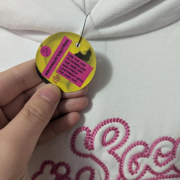 Authentic Anti Social Social Club- Script Club Hoodie - Picture 4 of 8